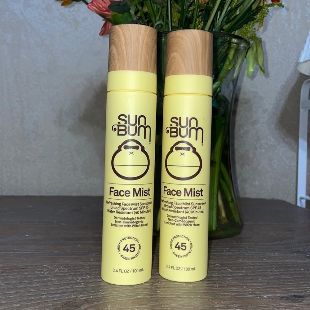 SunBum Face Mists Spray Sunscreen SPF 45